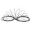 3pcs 10M ABS 3D 1.75mm Printer Filament for 3D Scribble Pen Printers - Black 3