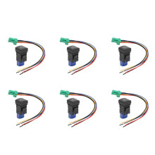 6X Commutateur de Commande de Caméra de Bouton de Vue de Caméra de Voiture avec Le Fil pour Camry Xv70 2018 Avalon Rav4 2020 Prado 150