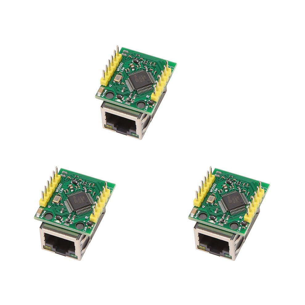 3X W5500 Ethernet Network Module Spi Interface Ethernet/Tcp/Ip Protocol Compatible Wiz820io 6031487772757