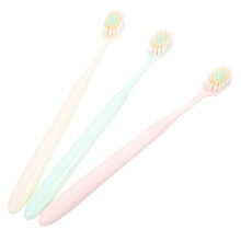 Soft Toothbrush for Adults Extra Soft Fine Bristles Wide Brush Ergonomic Grip for Sensitive Teeth