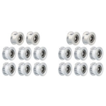 2X Imprimante 3D Idler GT2 20 Dents Poulie Synchrone Trou Intérieur 5mm Largeur 6mm Adapté pour Imprimante 3D VzBoT