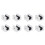8PCS SBR16UU SBR Linear  Bearing Slide Block for SBR16 Linear Rail Guide 1