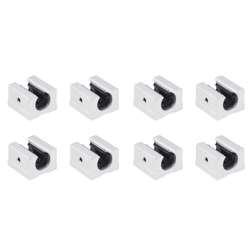 8PCS SBR16UU SBR Linear  Bearing Slide Block for SBR16 Linear Rail Guide