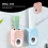Automatic Toothpaste Squeezer and Dispenser Wall Mounted Durable Plastic for Bathroom Family Use 4