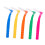 50Pcs Interdental Brushes with Protective Case for Deep Teeth Cleaning, Color Options 1