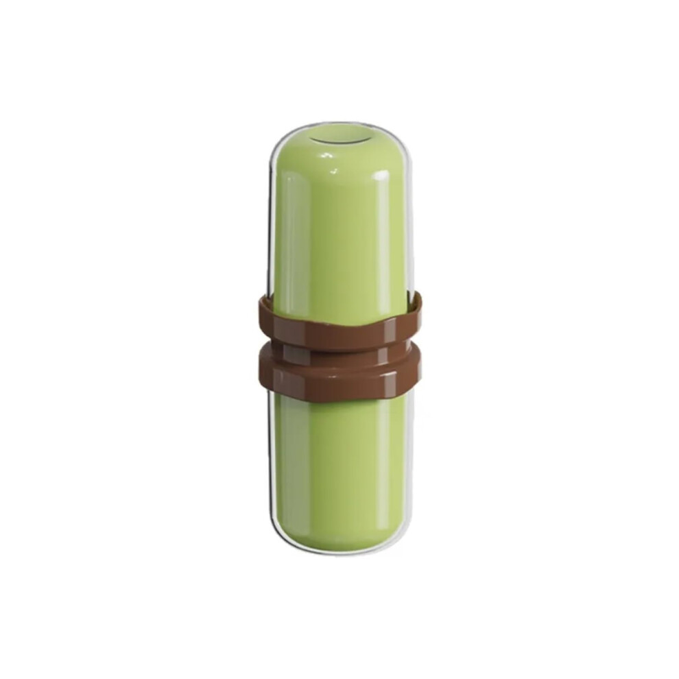 Large Capacity Travel Toothbrush Case and Holder with Dual Function Dustproof Cup Design