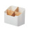 Multi-Function Storage Box TV Air Conditioner Remote Control Organizer Practical Tissue Box Home Cosmetic Storage White 1