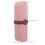 Pink Travel Toothbrush Case with Toothpaste Holder, Compact DualUse Storage Cup for Camping 2