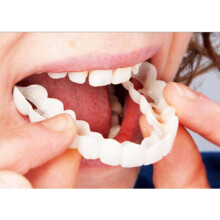 Dental Veneers and False Teeth for Adults, Removable Silicone, Natural Look, Instant Smile Upgrade