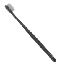 Charcoal Toothbrush for Adults with Soft Micro Nano Bristles, Travel Friendly and Gentle Cleaning