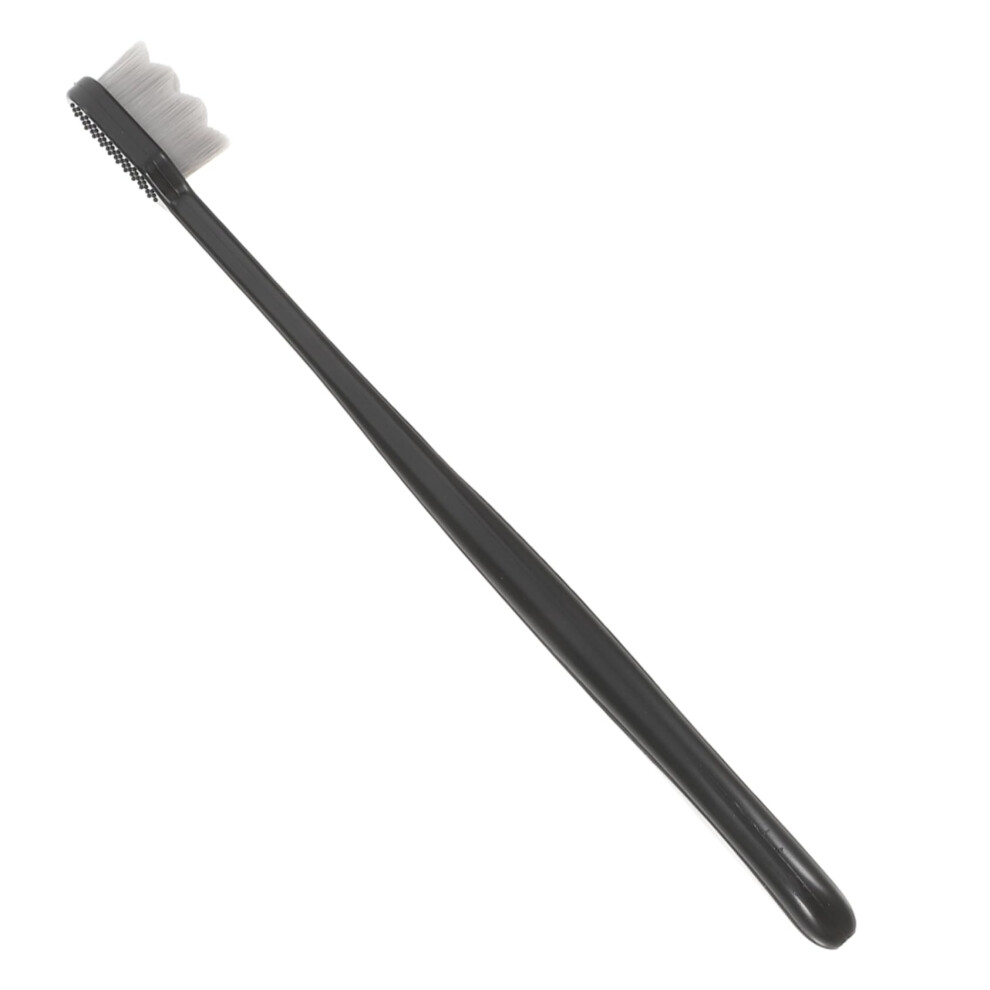 Charcoal Toothbrush for Adults with Soft Micro Nano Bristles, Travel Friendly and Gentle Cleaning