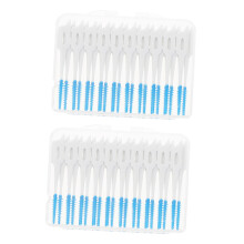 80pcs Soft Flexible Interdental Brushes for Targeted Gap Cleaning and Orthodontic Care