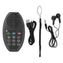 Bible Listening Device with LED Light, Solar Powered Audio Player Offering Smart Memory Reading and Folder Navigation