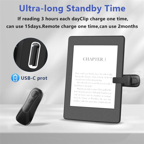 Wireless Page Turner Remote Control E-Book Page Turner Clicker for Ereaders Tablet Camera 2