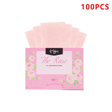 (9.5cmx7cm, Pink) Face Oil Blotting Sheets Portable Natural Makeup Oil Absorbing Paper Face Blotting Tool for Oily Skin