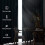 Blackout Curtains with Tiebacks, Dark Blue, 42x63 in, Set 4