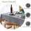 Linen-Effect Rectangle Tablecloth 60x84 in 3