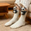 Sloth3D Stricksocken für Damen, Winter 6