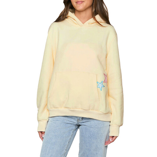 (S, Light Yellow) Sweat à capuche idéal hiver/automne.