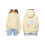 (XL, Light Yellow) Sweat à capuche idéal hiver/automne. 4