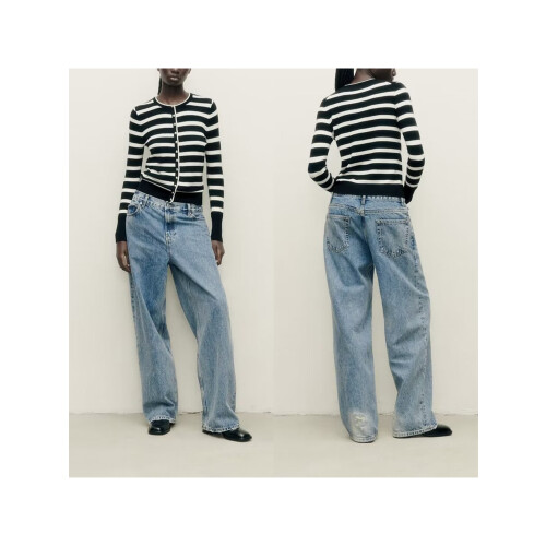 (L, Multicolor) Pulls boutonnés pour look streetwear. 1