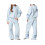 (XL, Blue) Γυναικεία σετ ρούχων με κουκούλα. 2