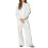 (XL, WHITE) Γυναικεία σετ ρούχων με κουκούλα. 1