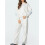 (XL, WHITE) Γυναικεία σετ ρούχων με κουκούλα. 4