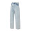 (S, Light Blue) Γυναικεία Τζιν Φθινόπωρο Φαρδιά Παντελόνια 4