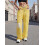 (L, Yellow) Γυναικεία ριγέ παντελόνια, και τσέπες 8