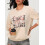 (L, Light Yellow) Women's Fall Loose Pullover Letter Big Bow Print Long Sleeve Crew Neck Oversized Sweatshirt 4