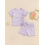 (2-3 Years, Purple) Σετ σορτς για καλοκαιρινό outfit 4
