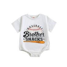 (3-6 Months, White) Combinaison bébé garçon pour nourrissons.