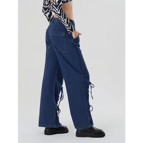 (XL, Blue) Γυναικείο τζιν με τσέπες, Streetwear 2