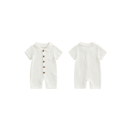 (18-24 Months, White) Βρεφική Καλοκαιρινή Ολόσωμη Κάτω Φόρεμα 2