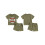 (2-3 Years, Green) Vaflový outfit pre elastickým pásom 2