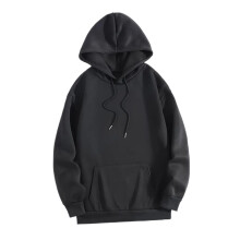 (M, Black) Sweat à capuche à manches longues et cordon de serrage pour femme, idéal pour le printemps et l'automne.