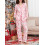 (M, Pink) Conjunto de pijama e confortável. 7