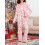 (S, Pink) Conjunto de pijama e confortável. 7