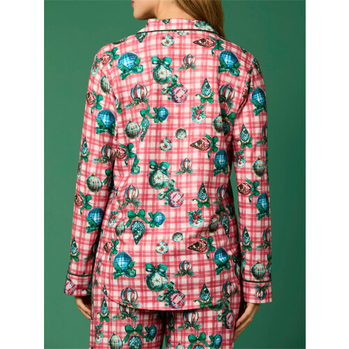 (L, Red) Conjunto de pijama e confortável. 1