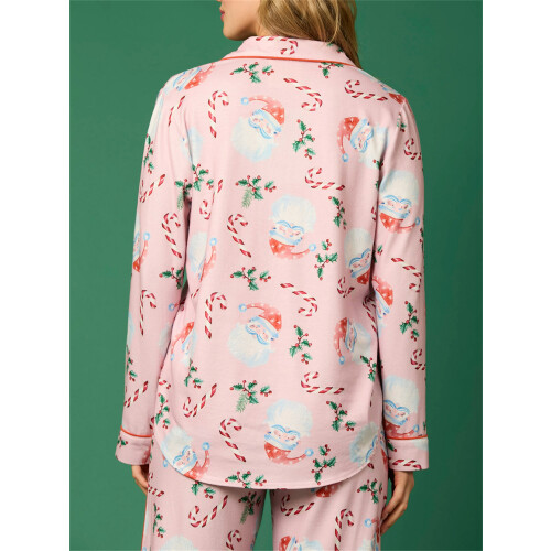 (L, Pink) Conjunto de pijama e confortável. 1