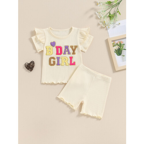 (3-4 Years, Apricot) Tricou scurt cu de naștere 2