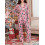 (L, Red) Conjunto de pijama e confortável. 7