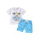 (3-4 Years, Light Grey) 2 buc. ținute haine sugari 1