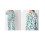 (S, Green) Conjunto de pijama e confortável. 10