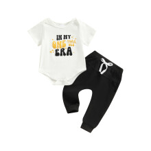 (6-12 Months, White) Letný outfit pre ks oblečenia