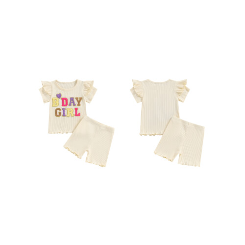 (3-4 Years, Apricot) Tricou scurt cu de naștere 1