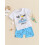 (3-4 Years, Light Grey) 2 buc. ținute haine sugari 3