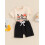 (6-12 Months, Apricot) Σετ ρούχων γενεθλίων 2 τεμάχια 5