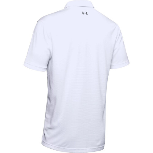 Under Armour (M, White/Graphite) Under Armour Mens Tech Polo Shirt 2